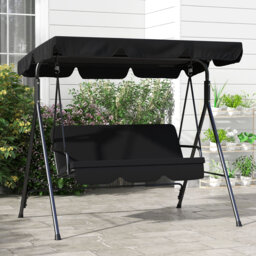 Hollywood Swing Garden Swing Bench with Roof