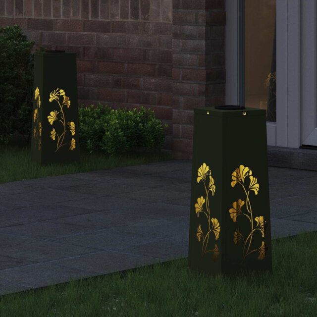 Solar Powered Steel Pathway Light