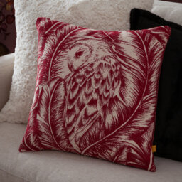 Albus Polyester Cushion Abstract Square Cushion