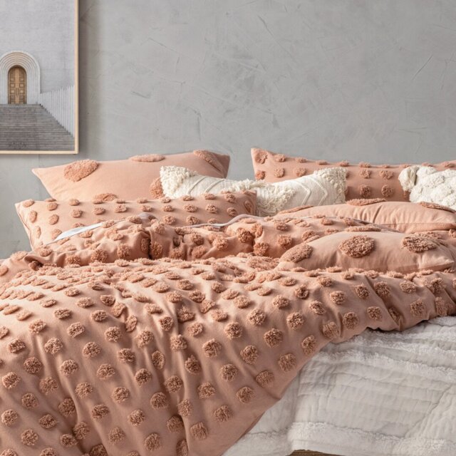 Haze Polka dots 100% Cotton Housewife Pillowcase