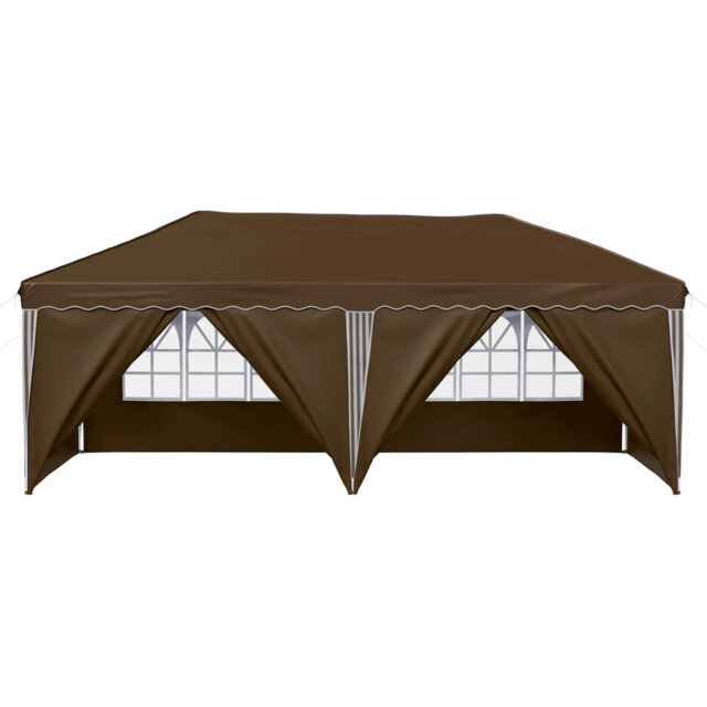 Vidaxl Pop-Up Party Tent 210D Oxford With Sliver Coating Event Shelter Gazebo