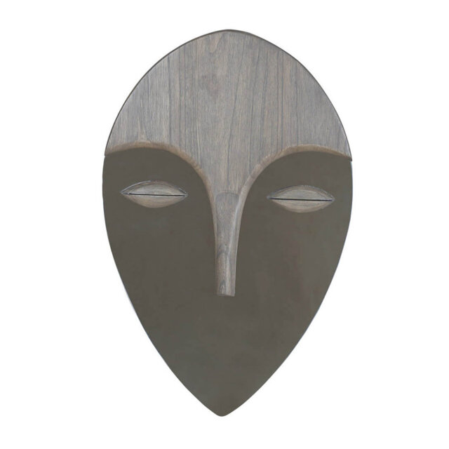Solid Wood Oval Mirror