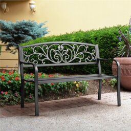 Antique Style  Metal Outdoor Bench