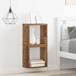 Wall Shelves 2 Pcs 26 X 15 X 26 Cm Engineered Wood