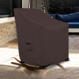 Heavy-Duty Outdoor Rocking Chair Cover, UV Resistant Waterproof Patio Chair Covers
