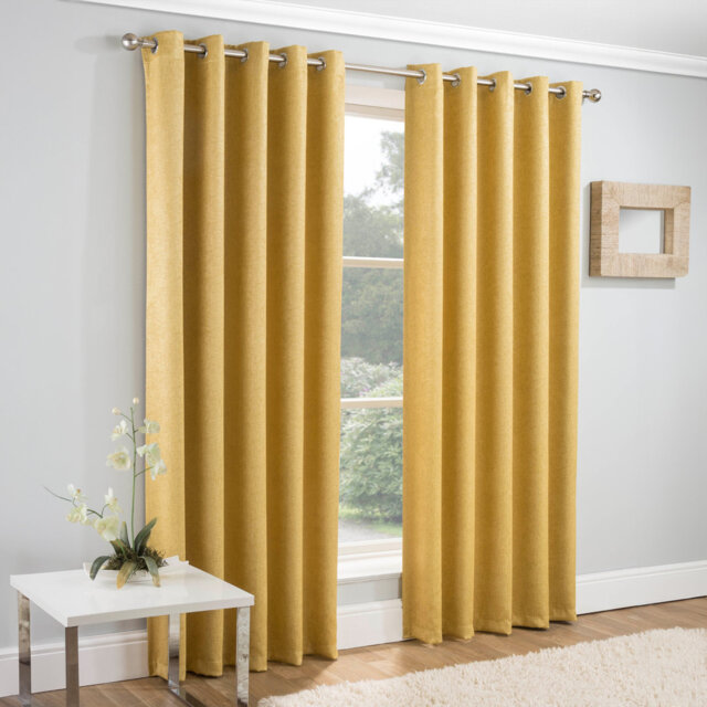 Biller Eyelet Thermal Light Reducing Curtain