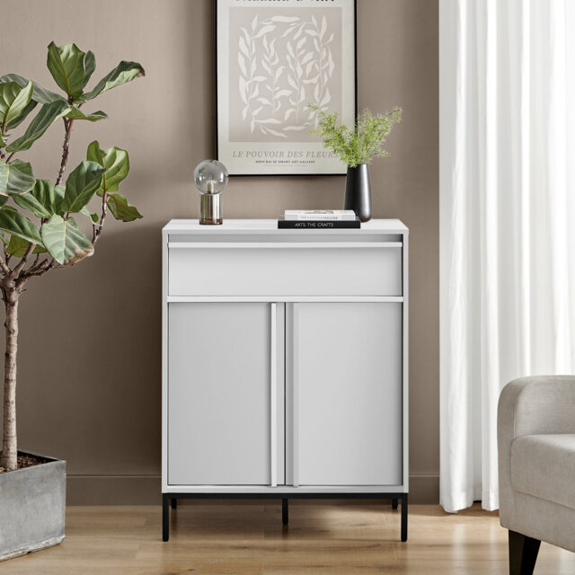 Skit Living Room Sideboard - Sleek Scandi Design Cabinet and Drawer Storage