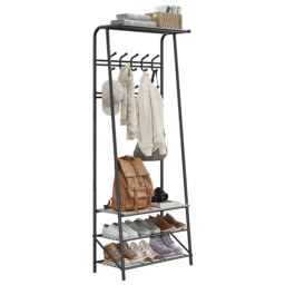 Iron Freestanding 10 - Hook Coat Rack