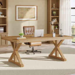 Solid Wood Executive Desk
