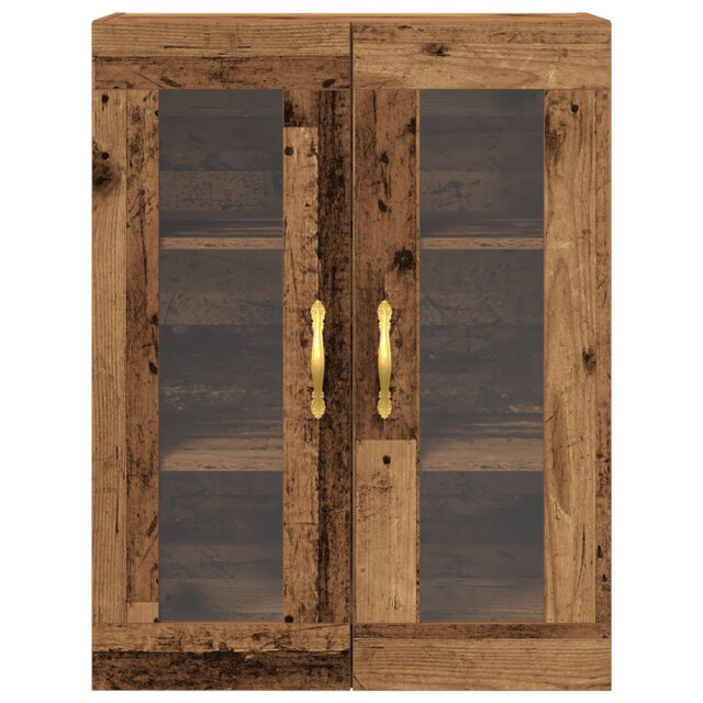 Wall Cabinet Wall-mounted Engineered Wood Modern Storage Solution Decor