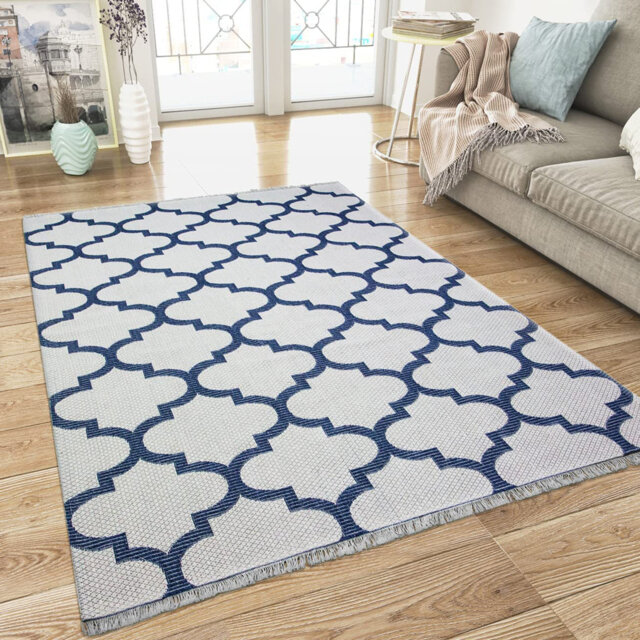 Imhoff Moroccan Cotton Hand Woven Area Rug