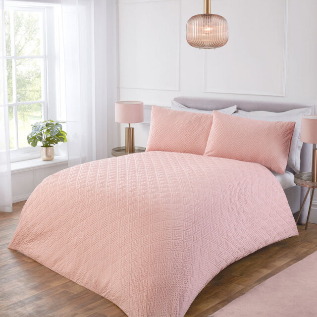 Polyester Solid Colour Duvet Cover Set