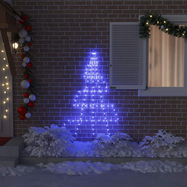 LED Christmas Tree with Ground Spikes 180 cm Metal