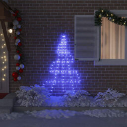 LED Christmas Tree with Ground Spikes 180 cm Metal