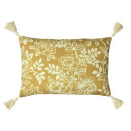 Floral Lumbar Cushion with filling