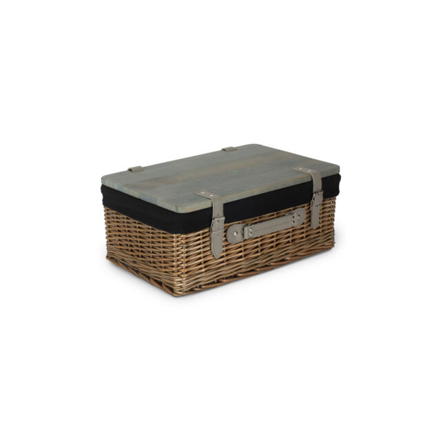 Wicker Gift or Storage Hamper with Lining