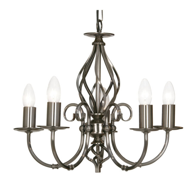 Bonifacio 5 - Light Candle Style Chandelier