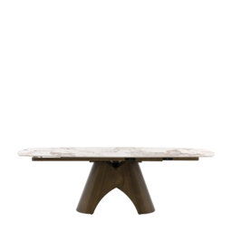 Solid Wood Base Dining Table