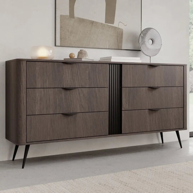 Veris 163 Cm Chest Of Drawers With 6 Drawers