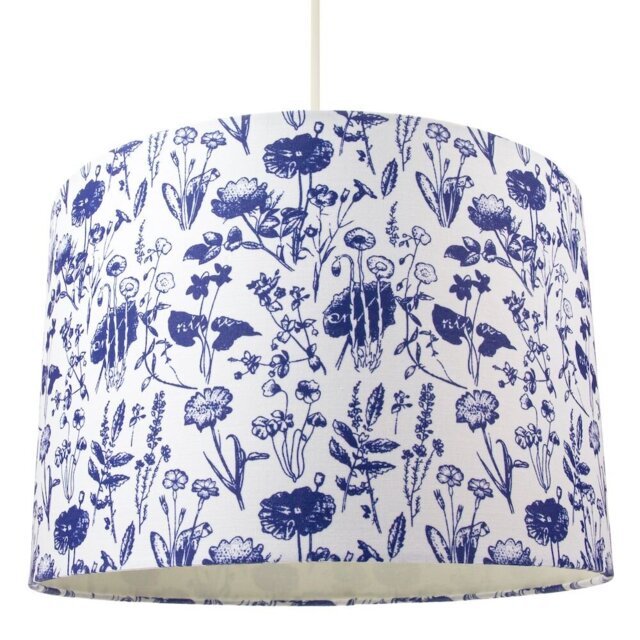 20cm H Cotton Drum Lamp Shade ( Screw On )