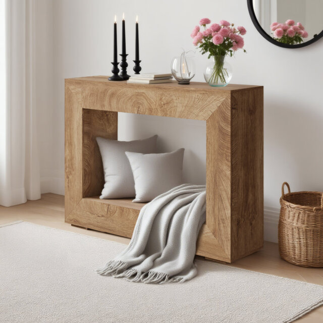 119.9cm Solid Wood Console Table