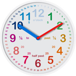 St Helens Home and Garden Teaching Clock, 25cm