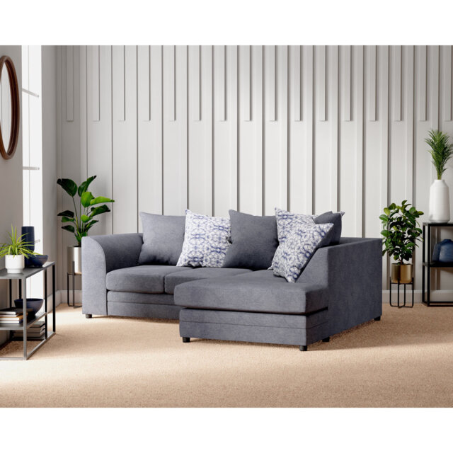 Folcroft Missy Corner Sofa and Footstool Set