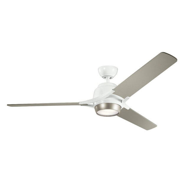60Cm Eisenhower 3 - Blade LED Ceiling Fan with Remote Control and Light Kit Included