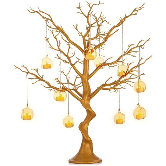 Old Tree Easter Trees - 76Cm Tall Fake Christmas Trees Indoor Ornament Display Manzanita Halloween Tree Outdoor Wedding Centerpieces For Tables Living