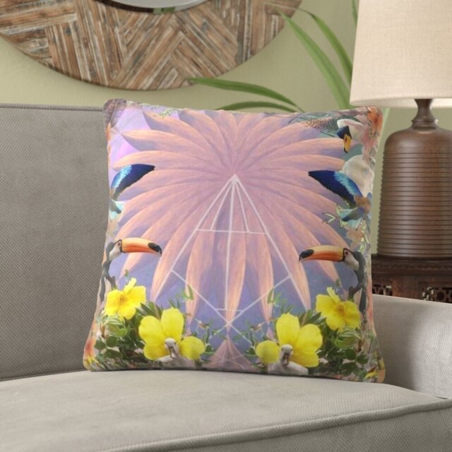 Didcot Floral Square Cushion