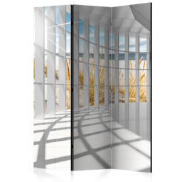 135cm W x 172cm H 3 - Panel Solid Wood Folding Room Divider