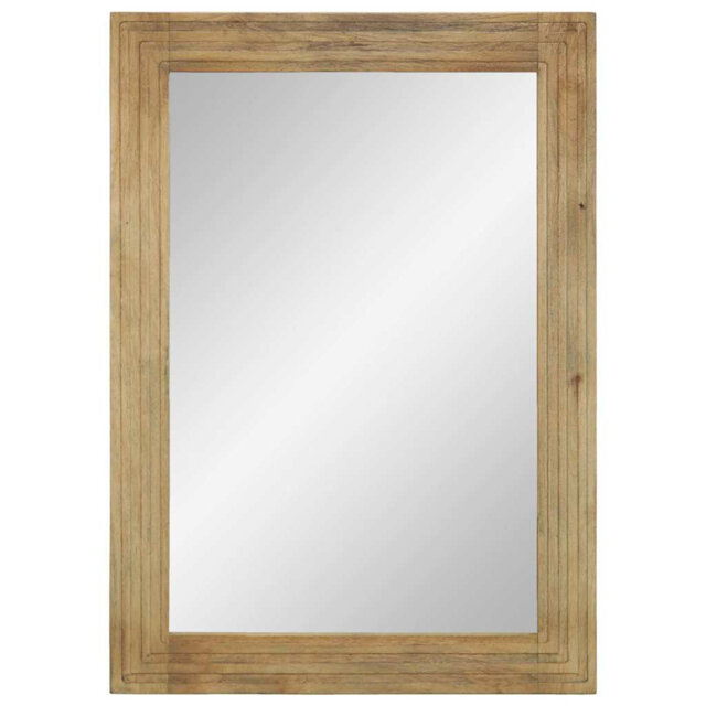 Solid Wood Rectangle Mirror