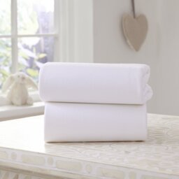 100% Cotton 2 - Piece Cot Bed Sheet Set