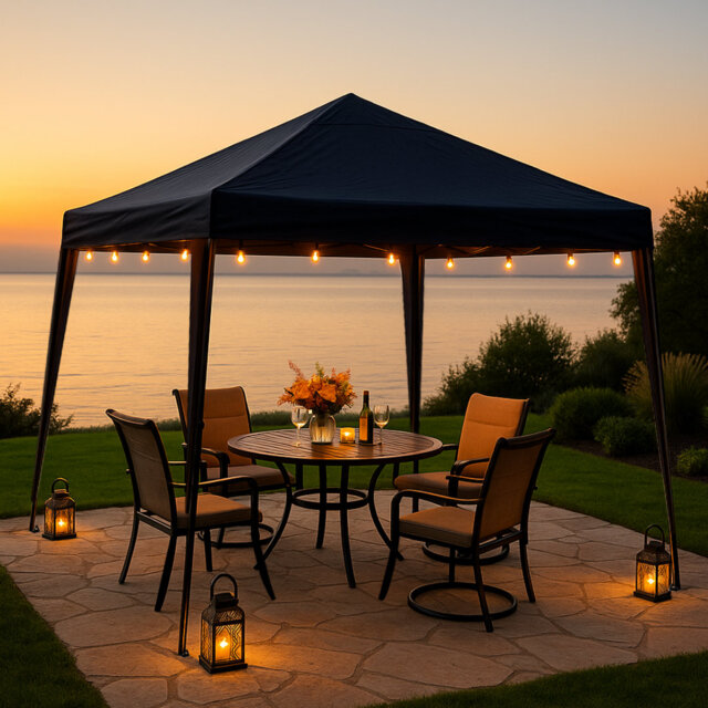 Odakotah Easy Up Outdoor Garden 3m Gazebo