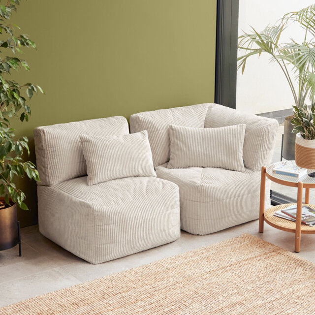 Corduroy Bean Bag Set
