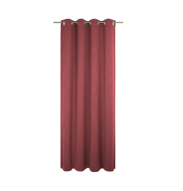 Uni Collection Light 100% Cotton Opaque Grommet / Eyelet Single Curtain Panel