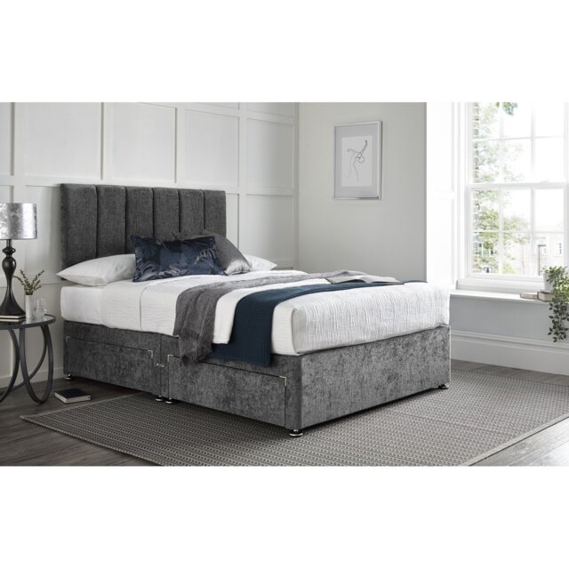 "Varberg Divan Bed with 24"" Headboard on Struts"