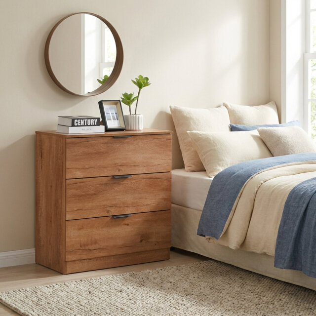 Richmond 73cm W 3 - Drawer Chest of Drawers