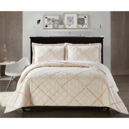 Microfiber Bedspread with Pillow Shams Included