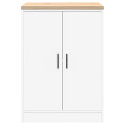 Solid Wood Single Storage Cabinet ( 85cm H x 60cm W x 51cm D)