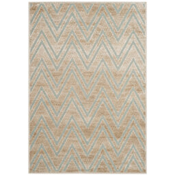 Vernie Taupe/Aqua Area Rug