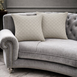 Luxury Check Velvet Cushion Covers Set Of 4 Soft Throw cases