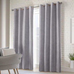 Nalaiyah Velvet Chenille Eyelet Curtains
