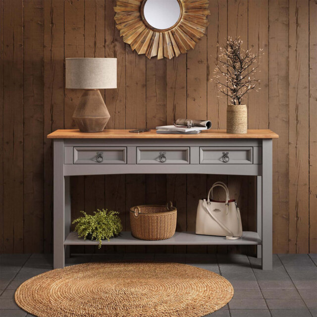 Annam Solid Wood Console Table