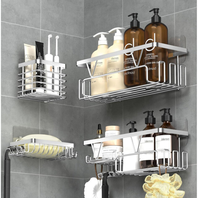 Metal Bathroom Shelves