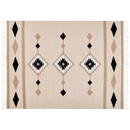 Zoie Moroccan Cotton Hand Woven Area Rug