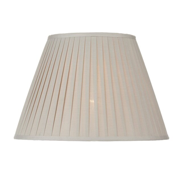30cm H Silk Empire Lamp Shade ( Screw On ) in Beige