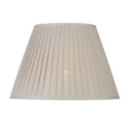 30cm H Silk Empire Lamp Shade ( Screw On ) in Beige