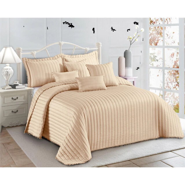 Microfiber Bedspread with Pillow Shams Included