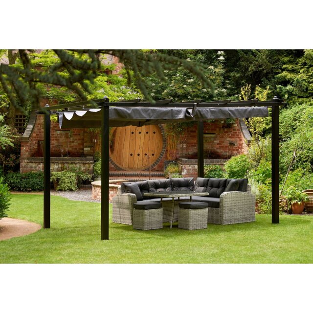 Moscatello 13 Ft. W xx 10 Ft. D Aluminium Soft-top Gazebo